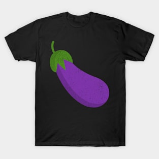 Funny Slightly Offensive Aubergine Graphic T-Shirt